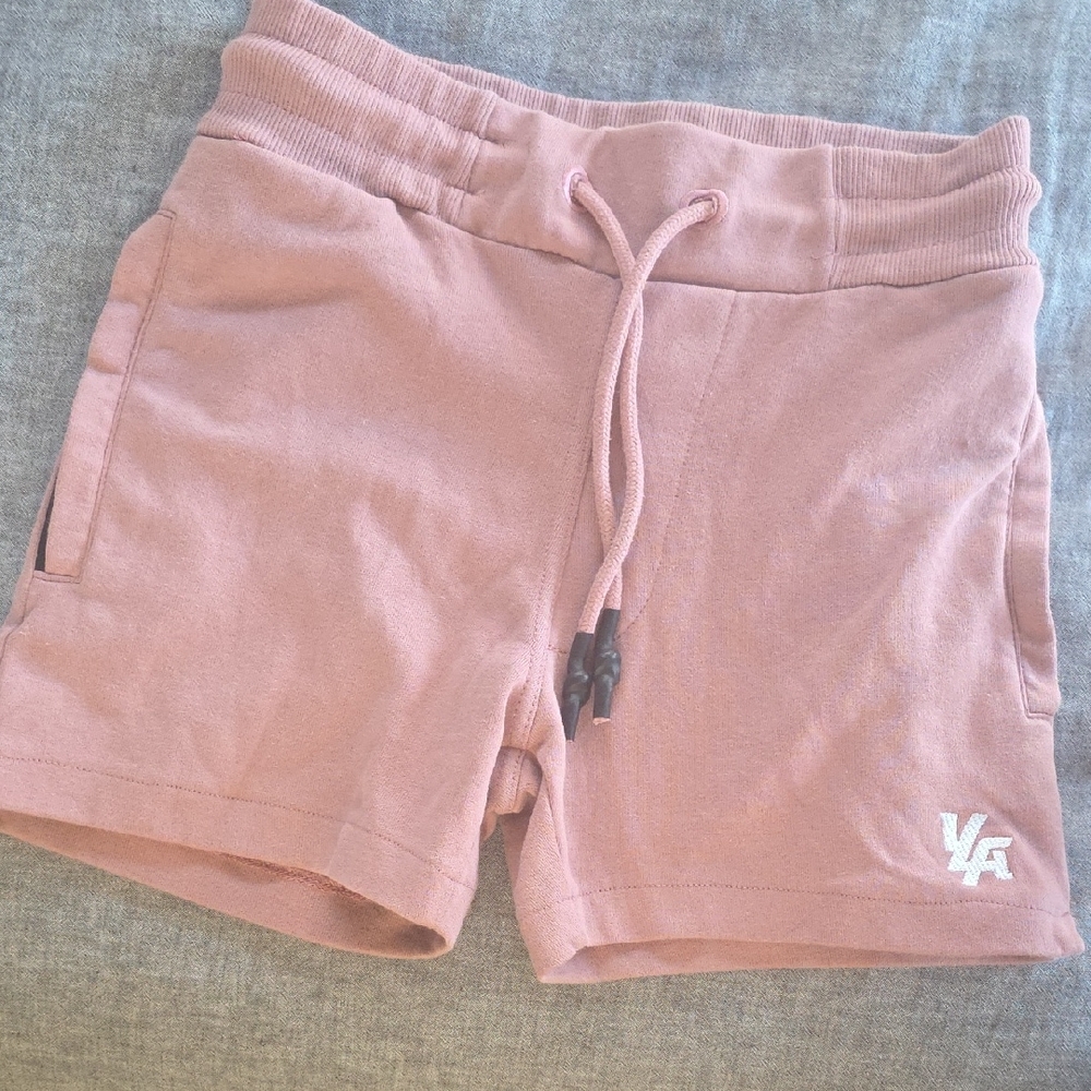 Women's Pink Drawstring Lounge Shorts